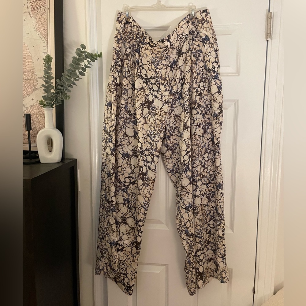 Marble Print Trousers